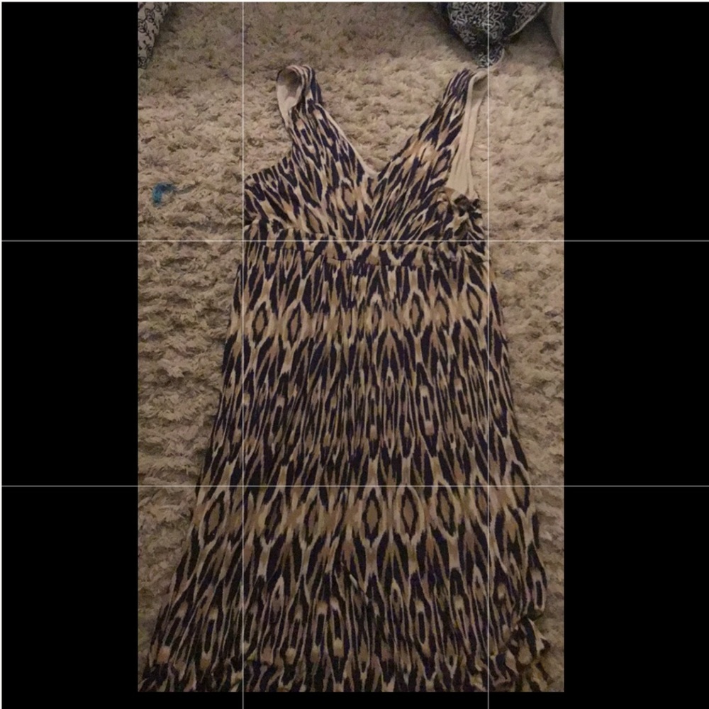 animal print dress